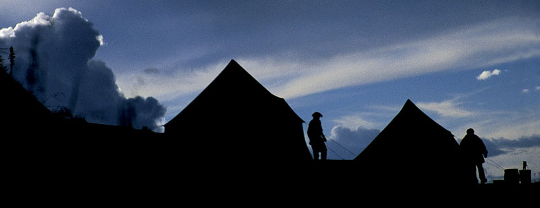 Camping in the Cotopaxi National Park