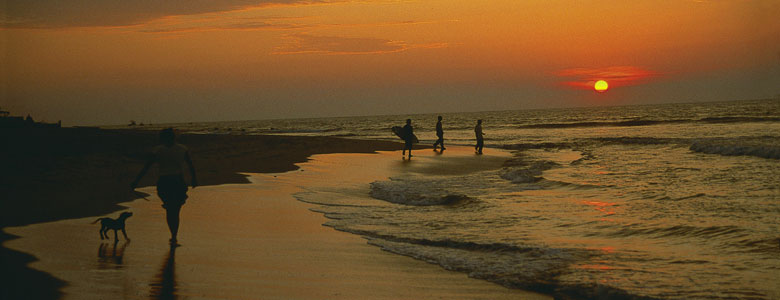 Montañita is one of the most popular beaches on the coast of Ecuador