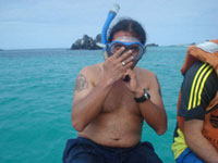 Customized galapagos snorkel